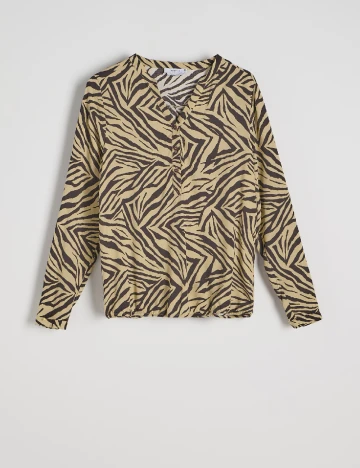 Bluza Reserved, animal print