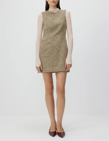 Rochie scurta Reserved, crem