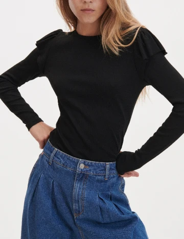Bluza Reserved, negru
