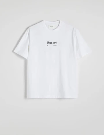 Tricou Reserved, alb