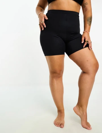 Chilot de baie Ivory Rose Curve, negru