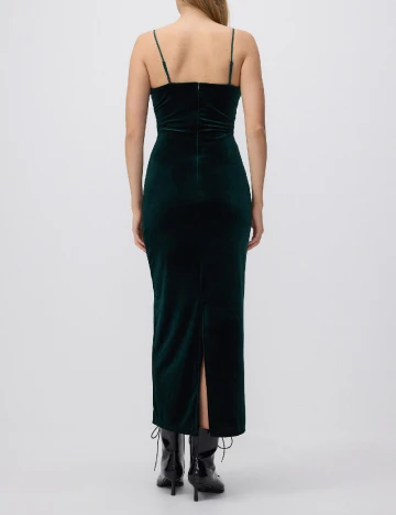 Rochie medie Reserved, verde inchis