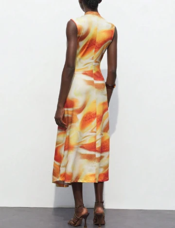 Rochie medie SHEIN, portocaliu