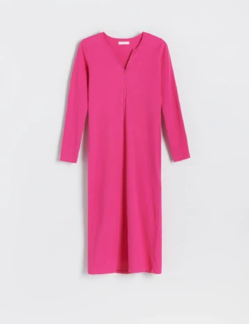 Rochie medie Reserved, roz