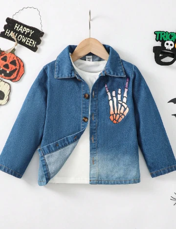Camasa Shein Kids, albastru