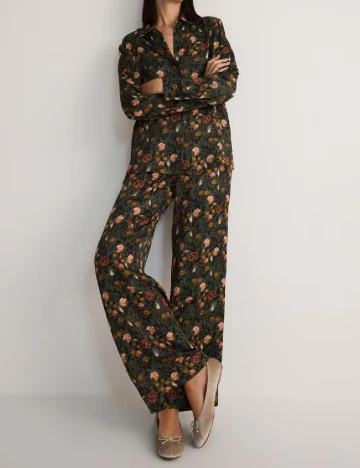 Pantaloni Reserved, floral print