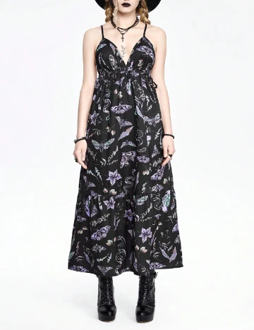 Rochie lunga Romwe, negru