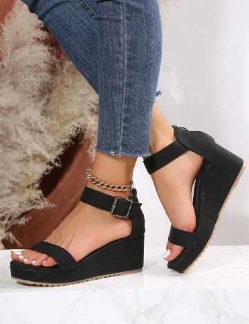 Sandale Romwe, negru