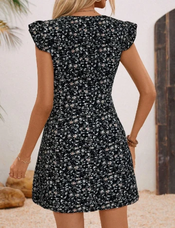 Rochie scurta SHEIN, floral print Floral print