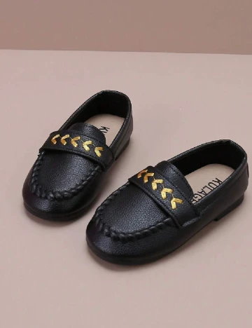 Mocasini Shein Kids, negru