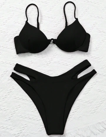 Costum de baie SHEIN, negru