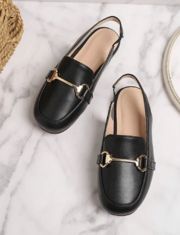 Mocasini Shein Kids, negru