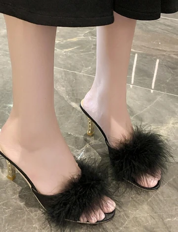 Sandale SHEIN, negru