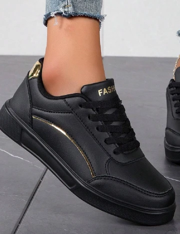 Adidasi SHEIN, negru Negru