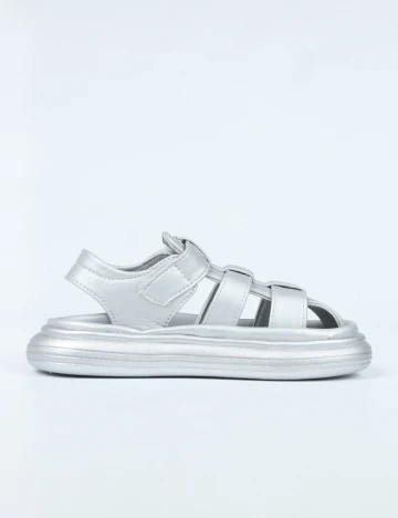 Sandale Shein Kids, gri
