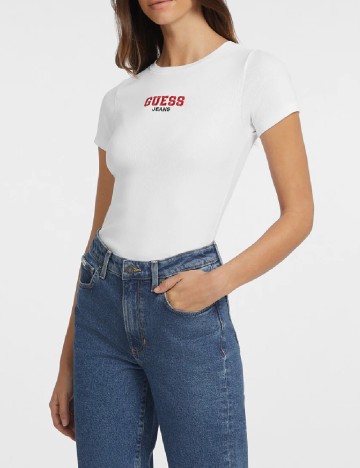 
						Tricou Guess, alb