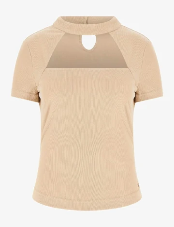 Tricou Guess, crem