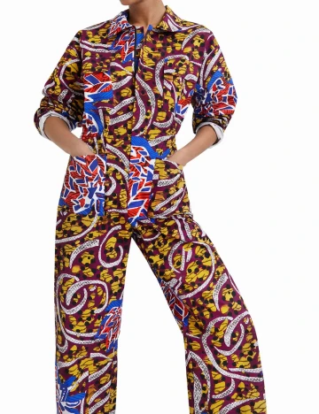 Salopeta Desigual, mix culori