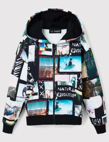 Hanorac Desigual, mix culori