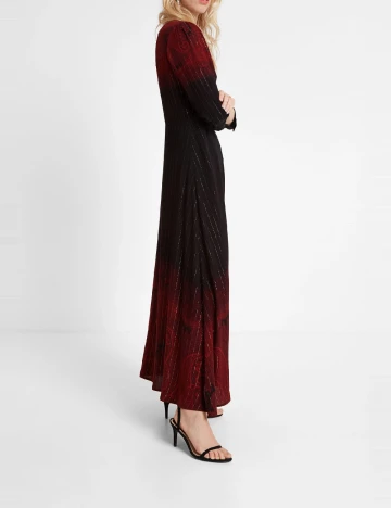 Rochie lunga Desigual, rosu