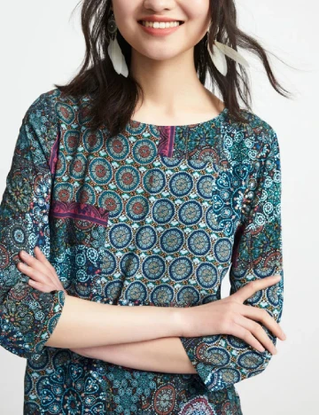 Rochie scurta Desigual, mix culori
