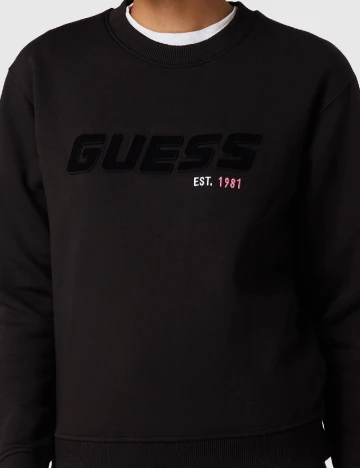 Bluza Oversize Guess, negru Negru