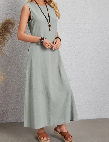 Rochie lunga Emery Rose, gri Gri