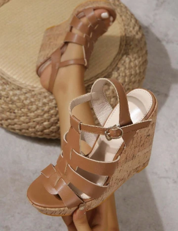 Sandale SHEIN, maro