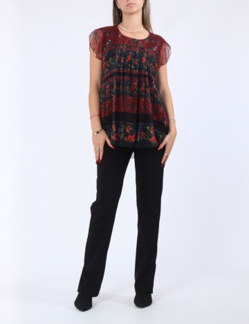 Bluza Desigual, mix culori