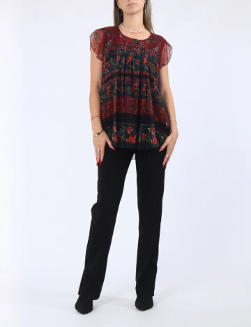 Bluza Desigual, mix culori