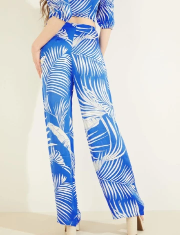 Pantaloni Guess, albastru