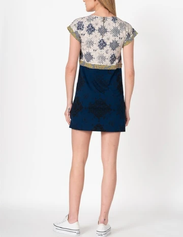 Rochie scurta Desigual, mix culori
