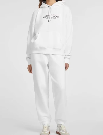 Pantaloni Guess, alb