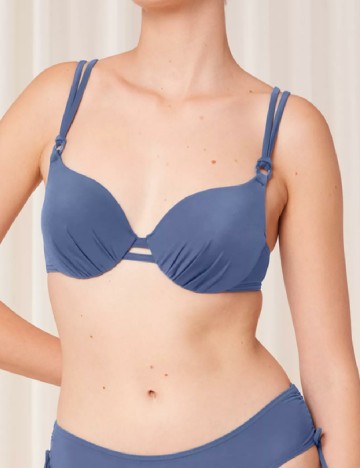 
						Sutien de baie Triumph, albastru