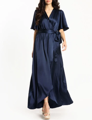 Rochie lunga Guess, bleumarin