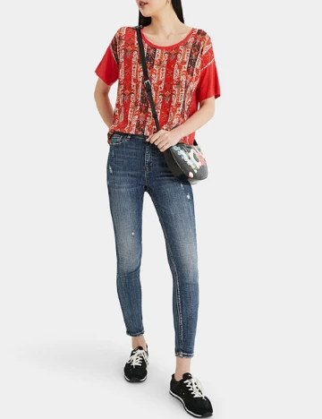 Tricou Desigual, rosu