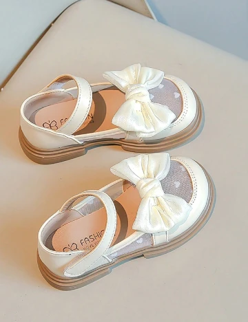 Pantofi Shein Kids, crem