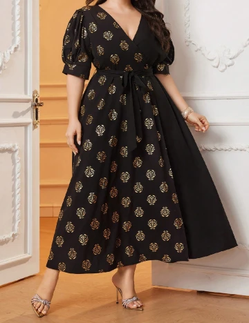 Rochie lunga SHEIN CURVE, negru