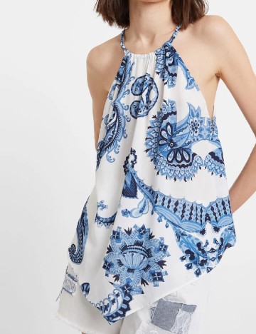 
						Maiou Desigual, alb