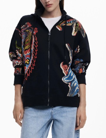 
						Hanorac Desigual, negru