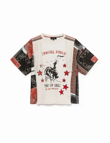 Tricou Desigual, crem