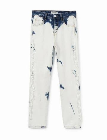 Blugi Desigual, ecru