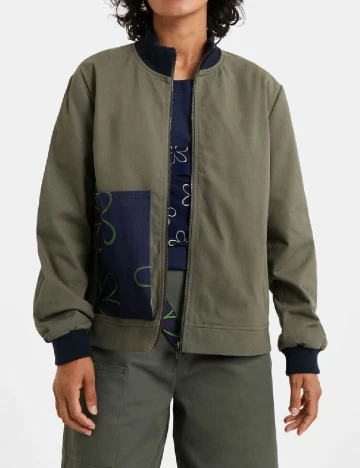 Jacheta Desigual, verde Verde