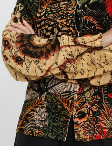 Cardigan Desigual, mix culori