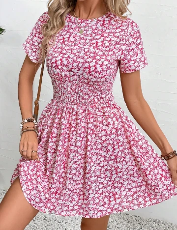 Rochie scurta SHEIN, roz