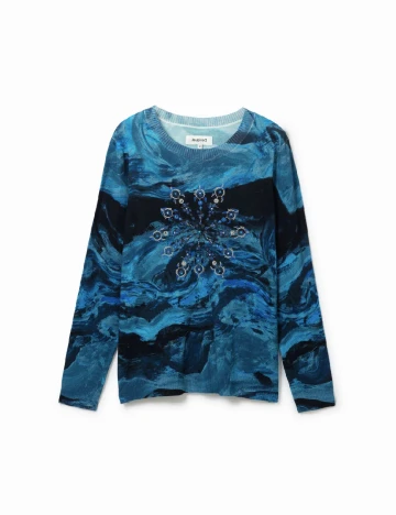 Bluza Desigual, albastru