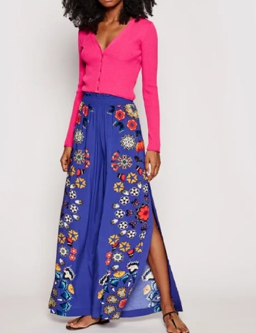 
						Pantaloni Desigual, albastru