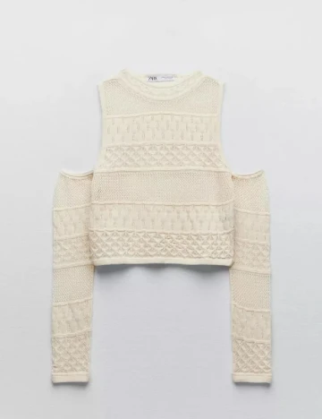 Top Zara, crem