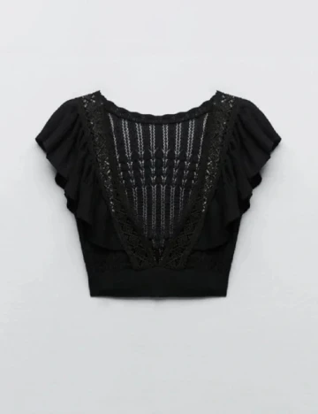 Top Zara, negru