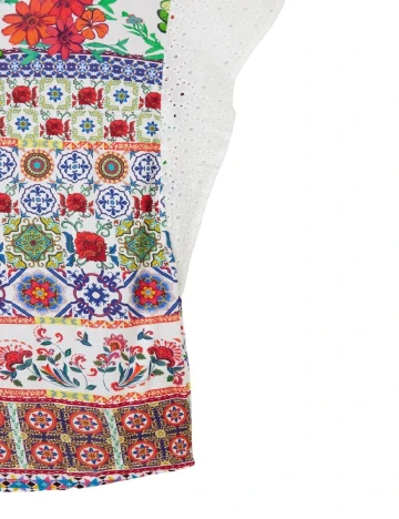 Bluza Desigual, mix culori